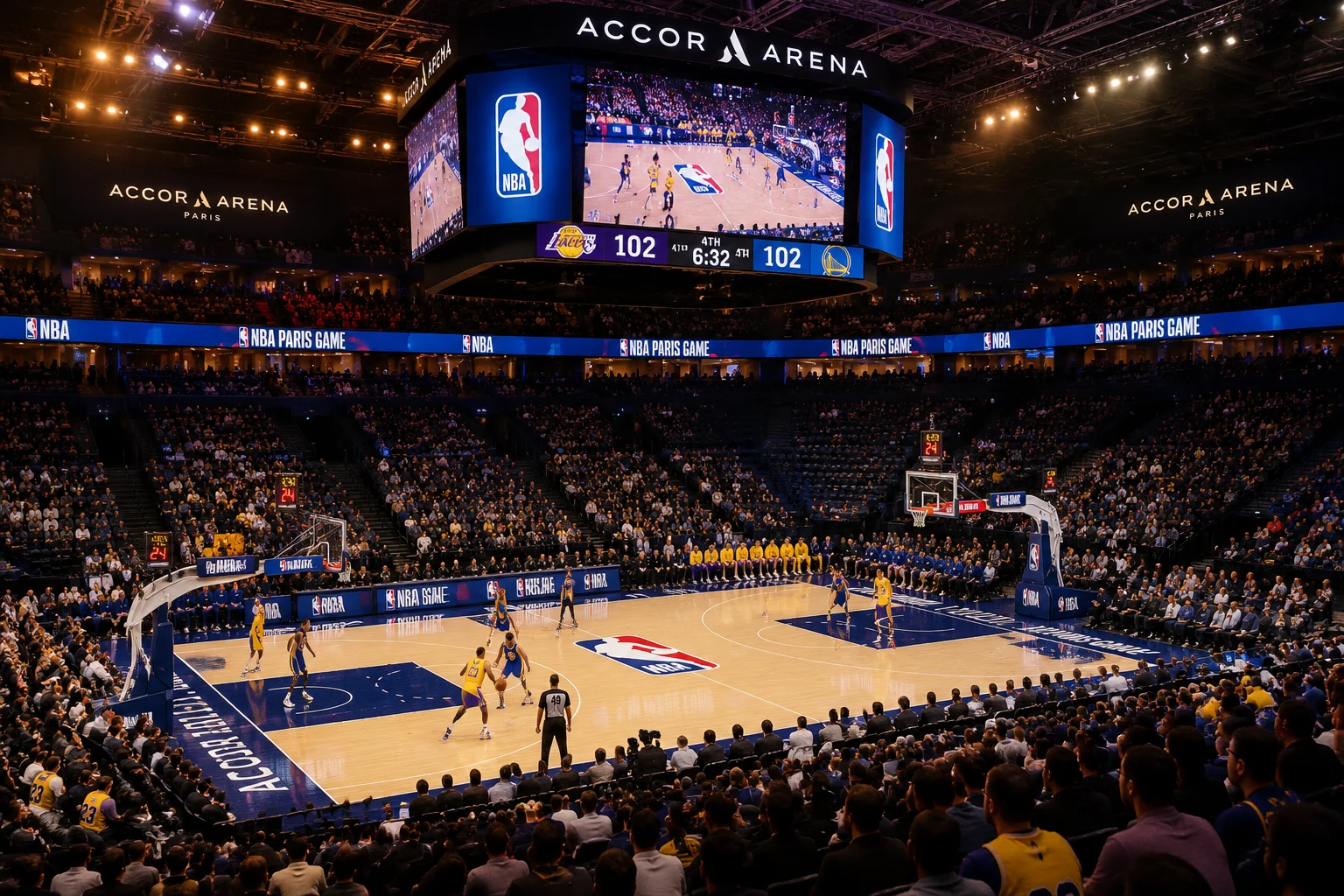 Accor Arena Central Match Seating