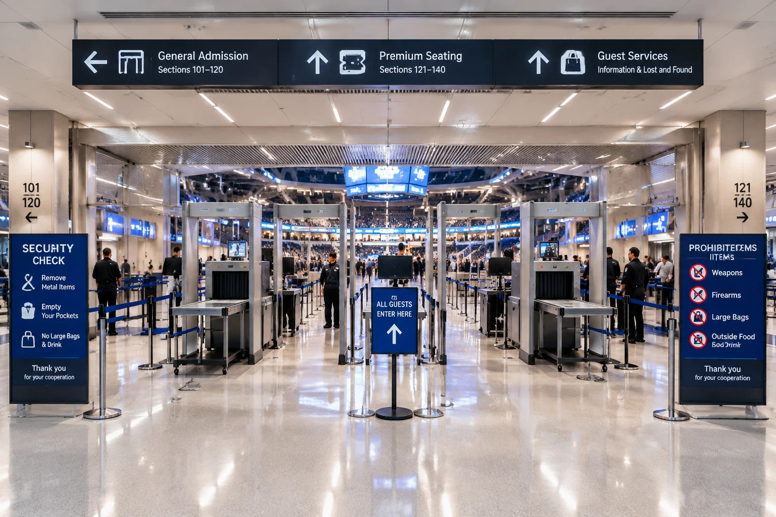 Accor Arena Security Guidelines